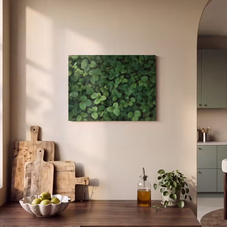 Akoestisch schilderij - Groen - Bladeren - Kartel - Zonlicht — 3