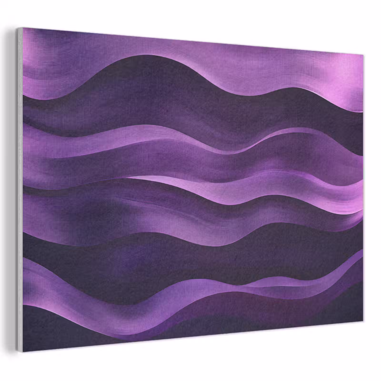 Akoestisch schilderij - Golven - Abstract - Paars — 1
