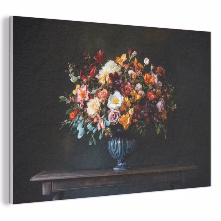 Akoestisch schilderij - Groot - Bloemen - Vaas - Boeket — 1