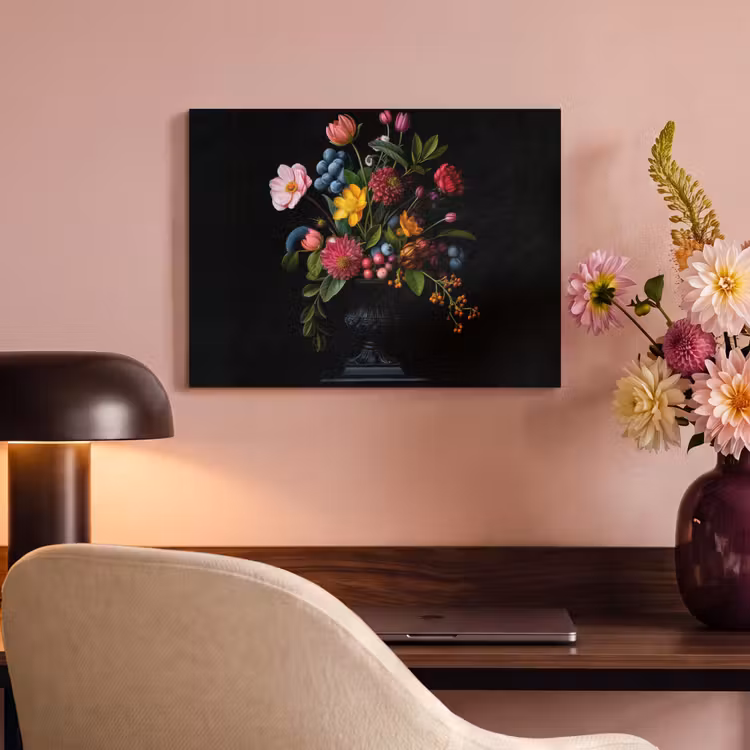 Akoestisch schilderij - Bloemen - Vrolijk - Vaas — 4