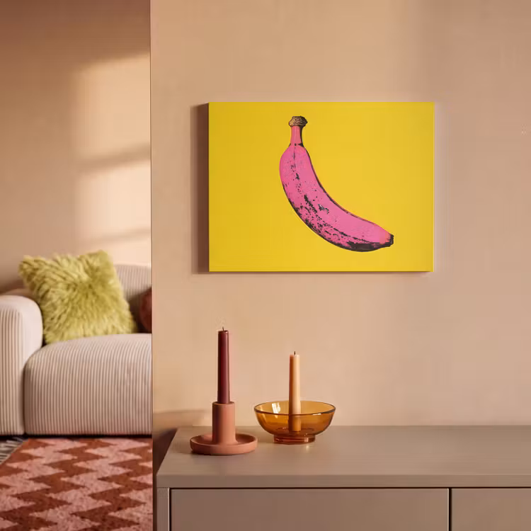 Akoestisch schilderij - Banaan - Grafisch - Geel — 2