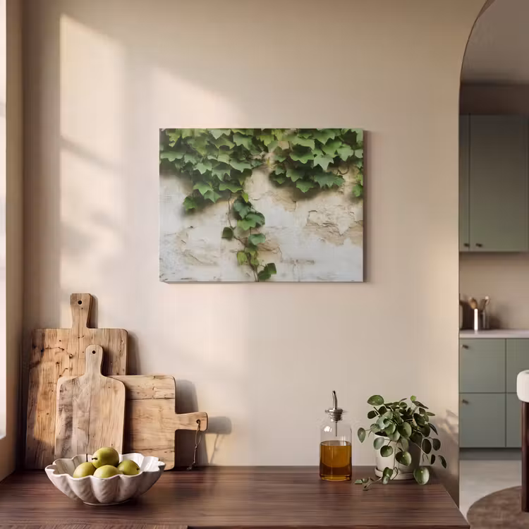Akoestisch schilderij - Klimop - Muur - Groen — 3