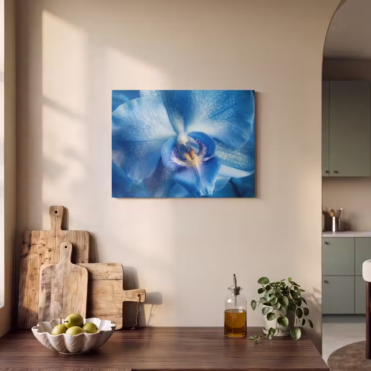 Akoestisch schilderij - Blauw - Orchidee - Elegeant — 3