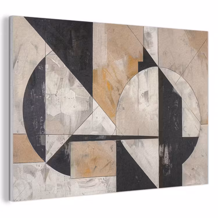 Akoestisch schilderij - Abstract - Modern - Geometrisch - Pastel — 1