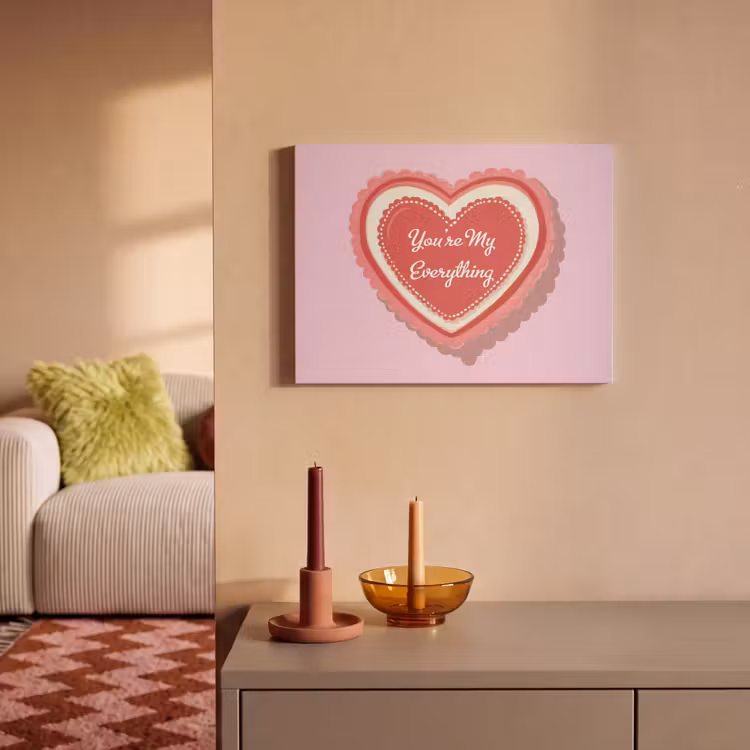 Akoestisch schilderij - Liefde - Hart - Valentijn — 2