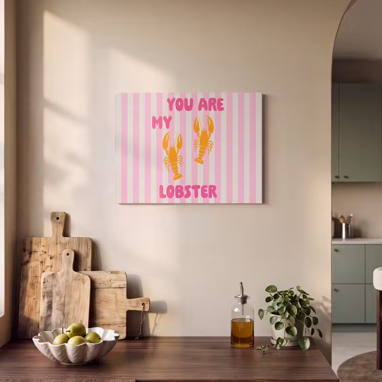 Akoestisch schilderij - Lobster - Love - Valentijn — 3