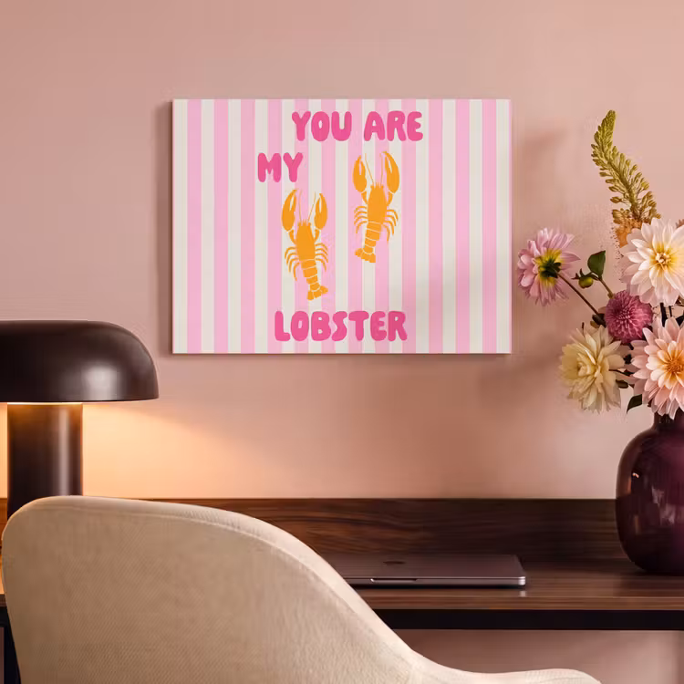 Akoestisch schilderij - Lobster - Love - Valentijn — 4
