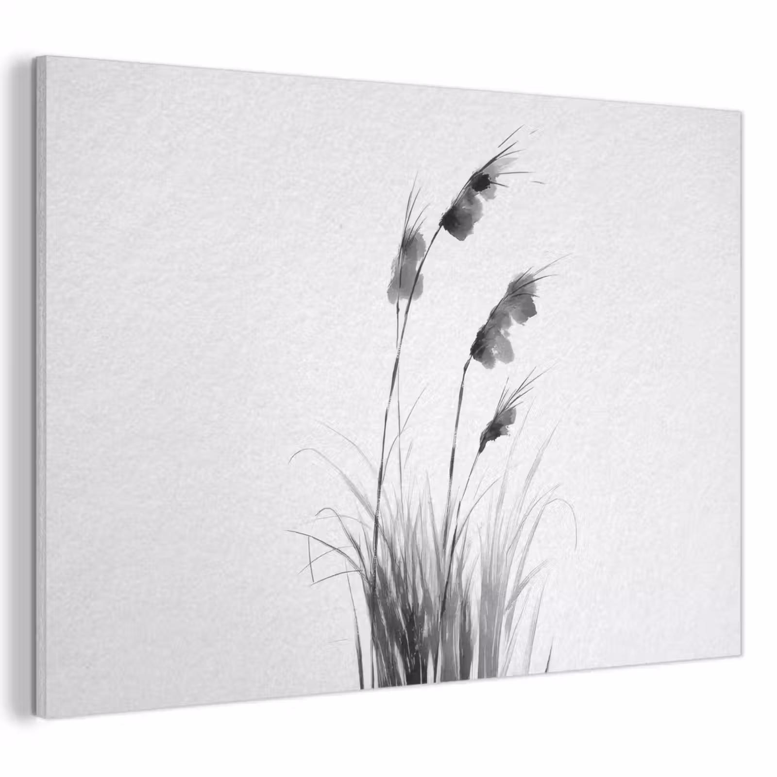 Akoestisch schilderij - Minimalistisch - Stelen - Wit — 1