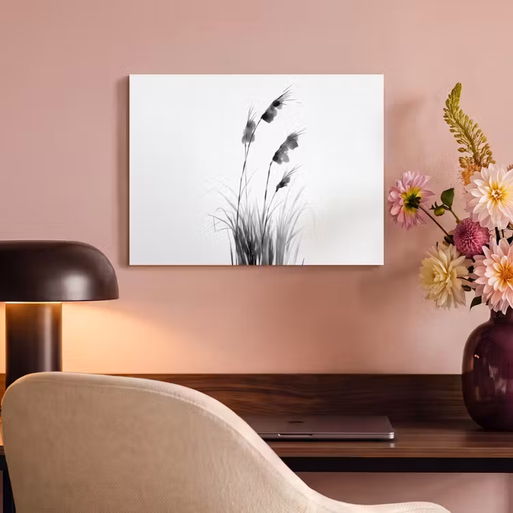 Akoestisch schilderij - Minimalistisch - Stelen - Wit — 4