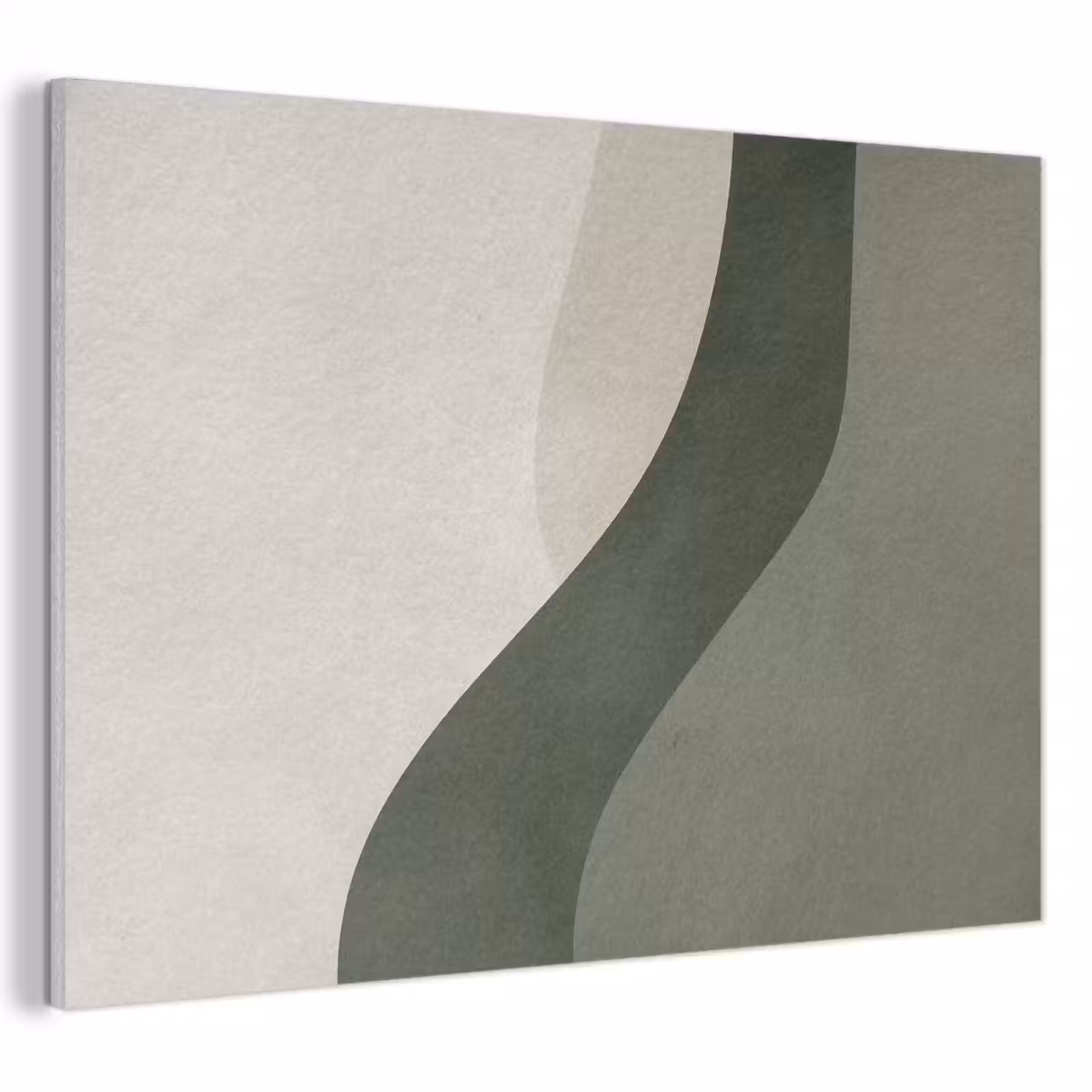 Akoestisch schilderij - Japandi - Groen - Abstract - Modern — 1