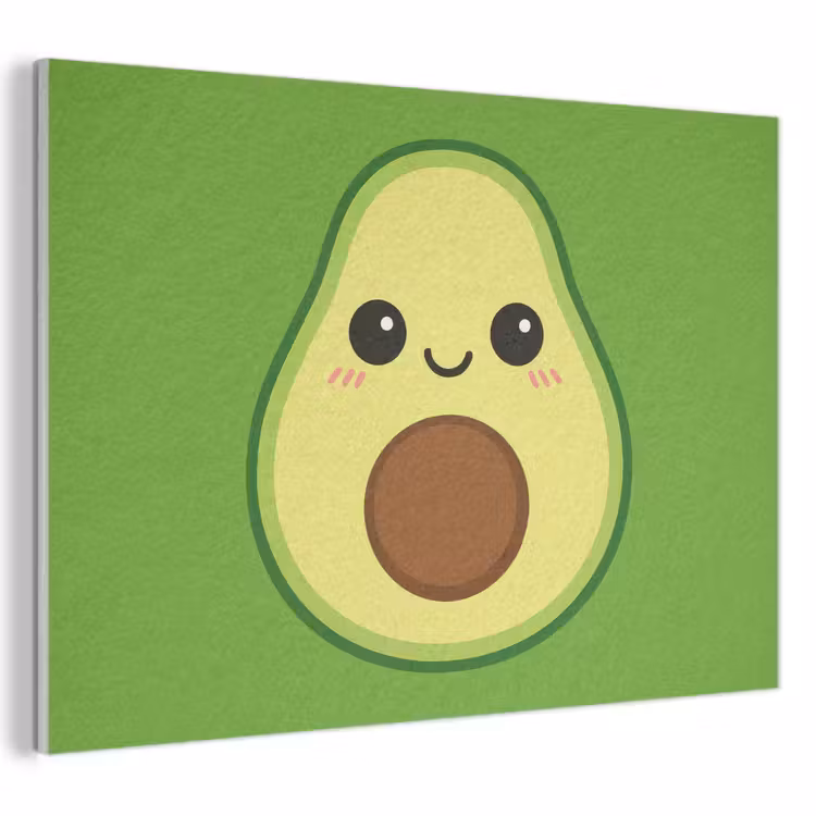 Akoestisch schilderij - Avocado - Groen - Speels — 1