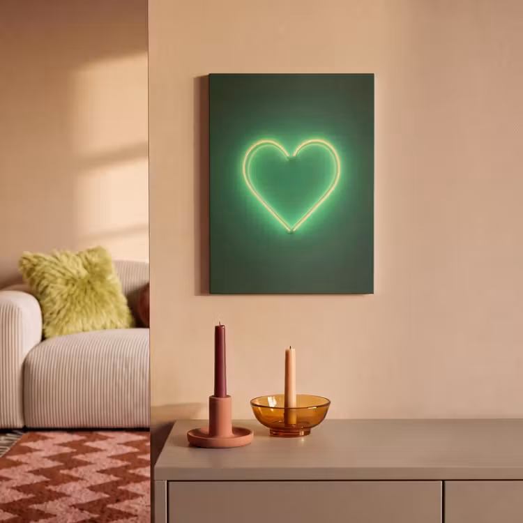 Akoestisch schilderij - Neon - Groen - Licht — 2