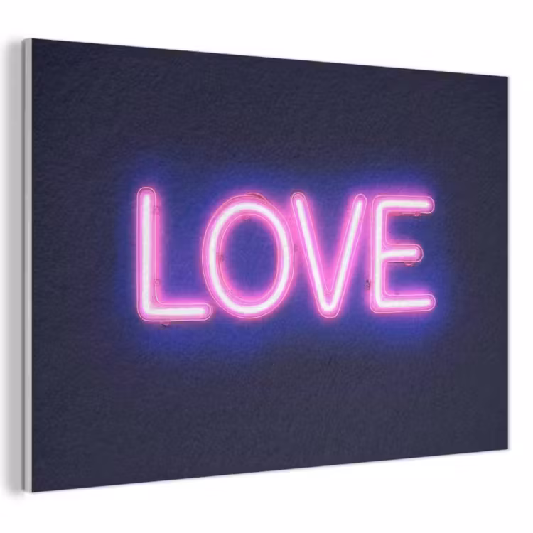 Akoestisch schilderij - Neon - Love - Valentijn — 1
