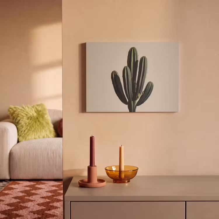 Akoestisch schilderij - Cactus - Subtiel - Groen — 2