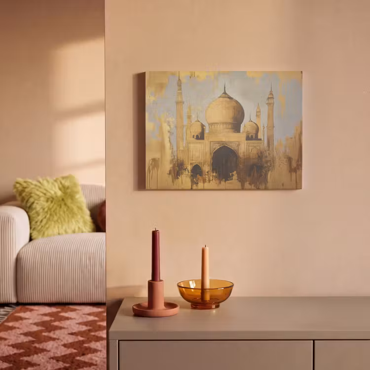 Akoestisch schilderij - Moskee - Goud - Arabisch - Ramadan - Islamitische — 2