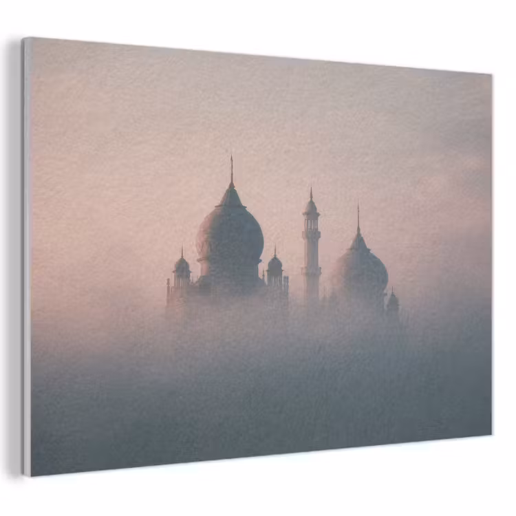 Akoestisch schilderij - Moskee - Minaretten - mist - Islamitisch — 1