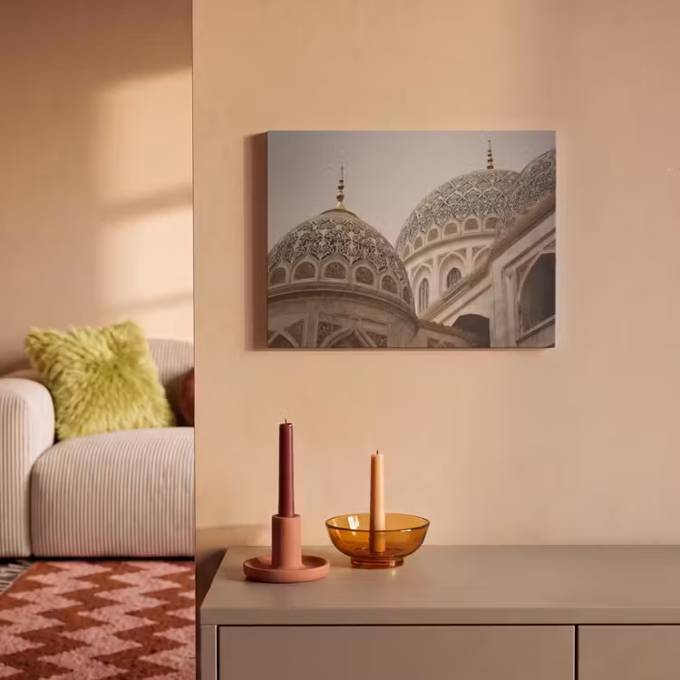 Akoestisch schilderij - Mozaïekkoepels - Gouden spitsen - Islamitisch — 2