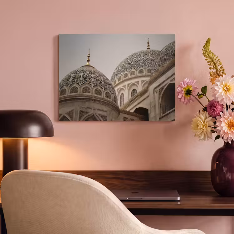 Akoestisch schilderij - Mozaïekkoepels - Gouden spitsen - Islamitisch — 4