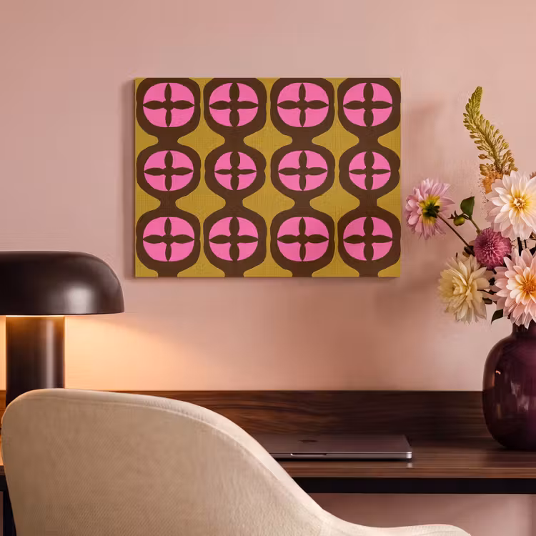 Akoestisch schilderij - Modern - Patroon - Roze — 4