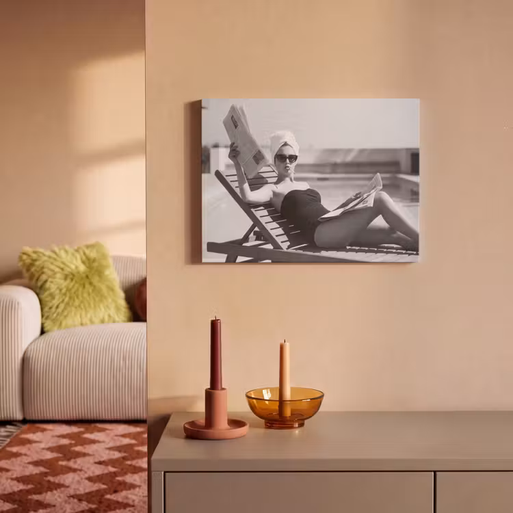 Akoestisch schilderij - Glamour - Modern - Zwart - Wit — 2