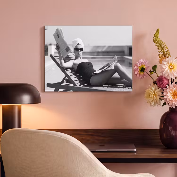 Akoestisch schilderij - Glamour - Modern - Zwart - Wit — 4