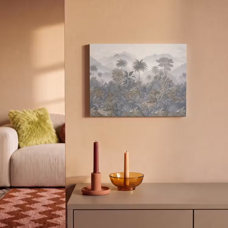 Akoestisch schilderij - Jungle - Landschap - Blauw — 2