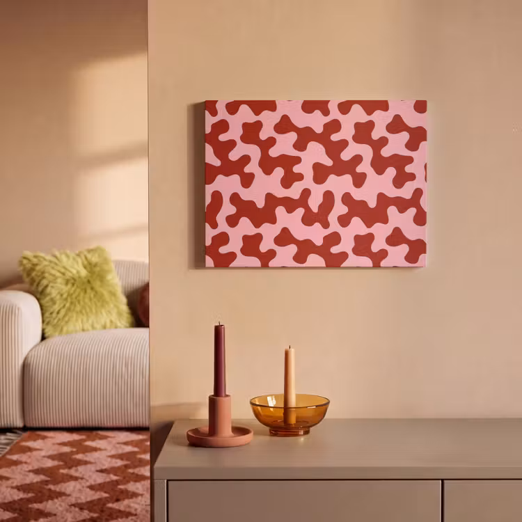 Akoestisch schilderij - Modern - Abstract - Rood — 2