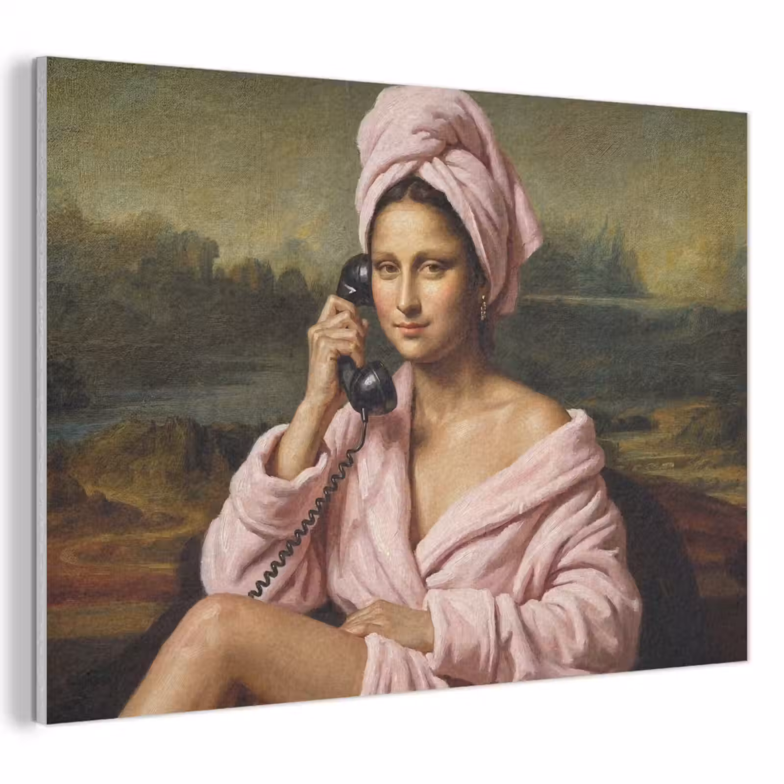 Akoestisch schilderij - Mona - Klassiek - Roze — 1