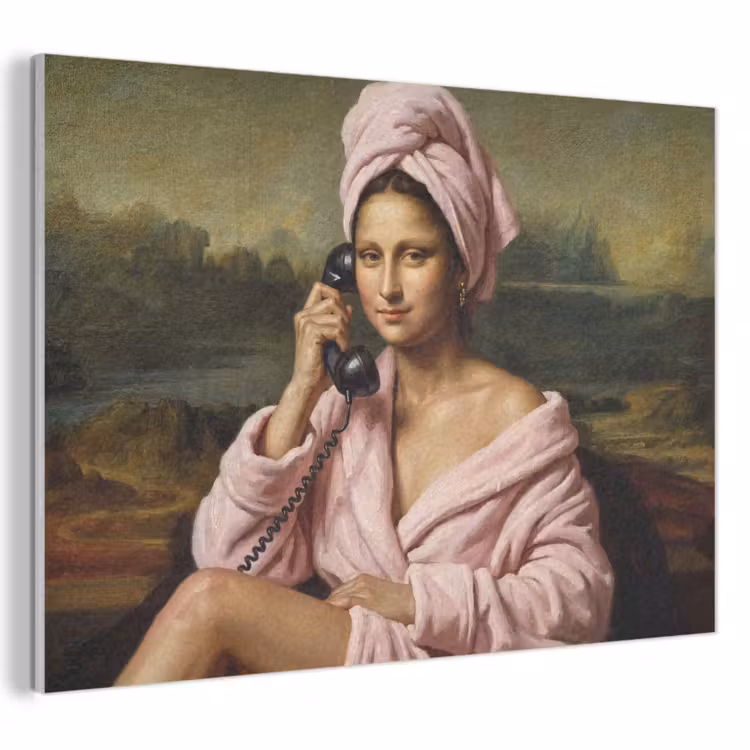 Akoestisch schilderij - Mona - Klassiek - Roze — 1