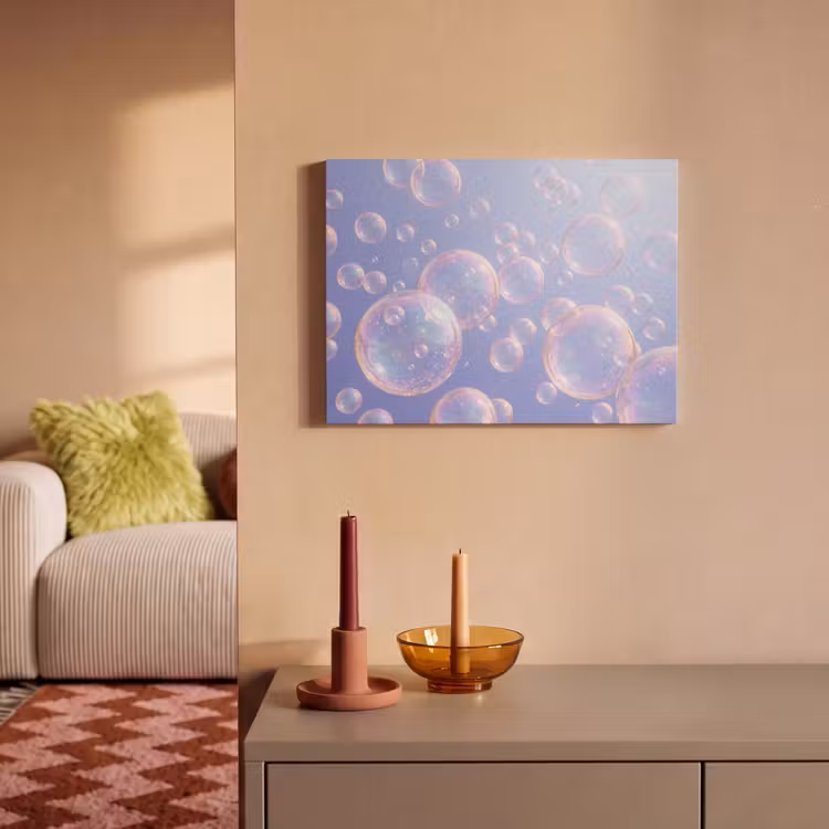 Akoestisch schilderij - Pastel - Bubbels - Dromerig — 2