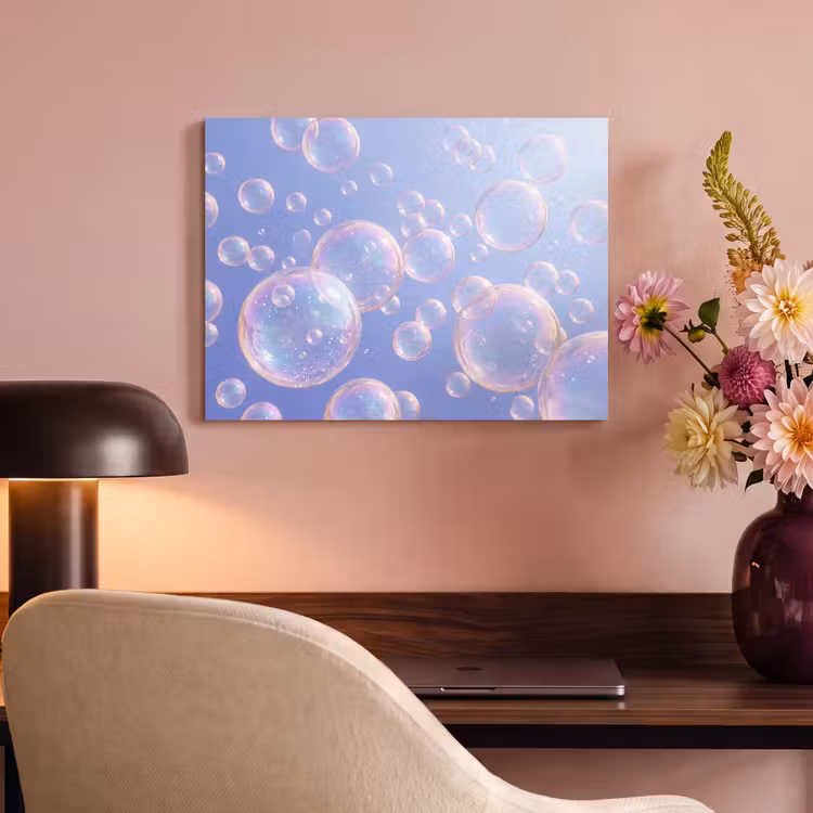 Akoestisch schilderij - Pastel - Bubbels - Dromerig — 4