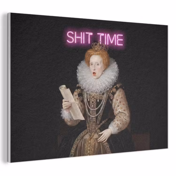 Akoestisch schilderij - Portret - Humor - Neon — 1