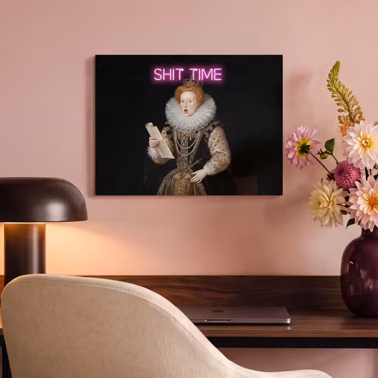 Akoestisch schilderij - Portret - Humor - Neon — 4
