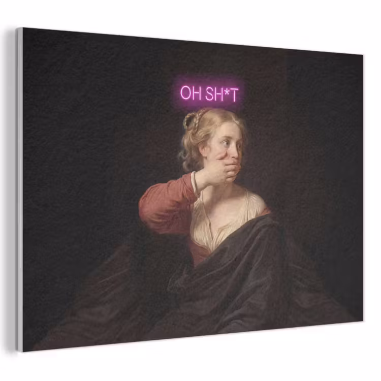 Akoestisch schilderij - Quote - Neon - vrouw — 1