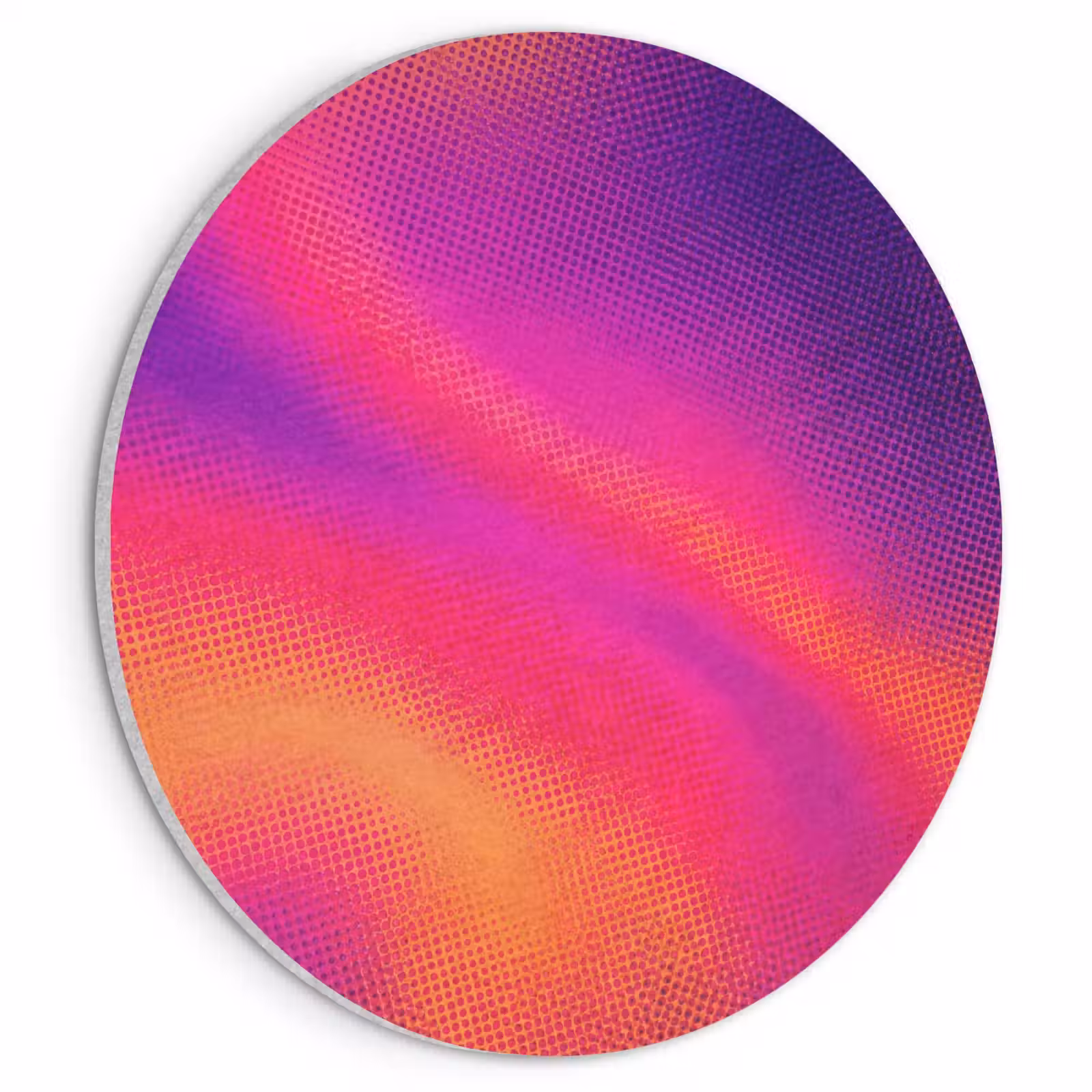Akoestisch schilderij rond - Abstract - Patroon - Kleurverloop — 1