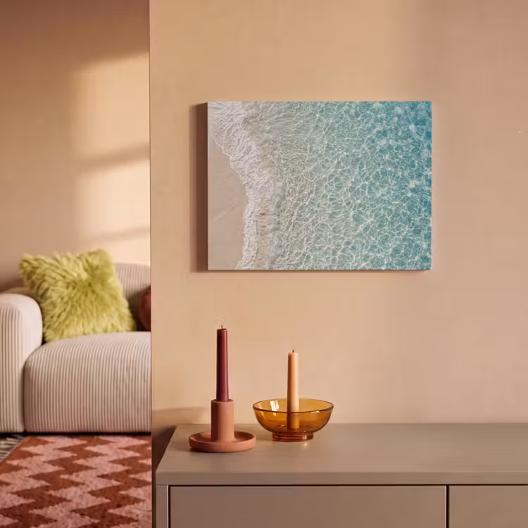 Akoestisch schilderij - Kust - Zand - Blauw — 2