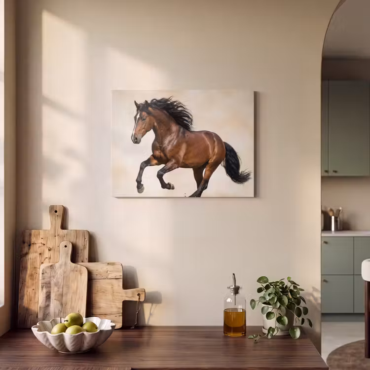 Akoestisch schilderij - Paard - Galop - Energie — 3