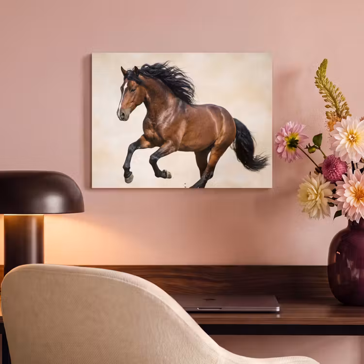 Akoestisch schilderij - Paard - Galop - Energie — 4