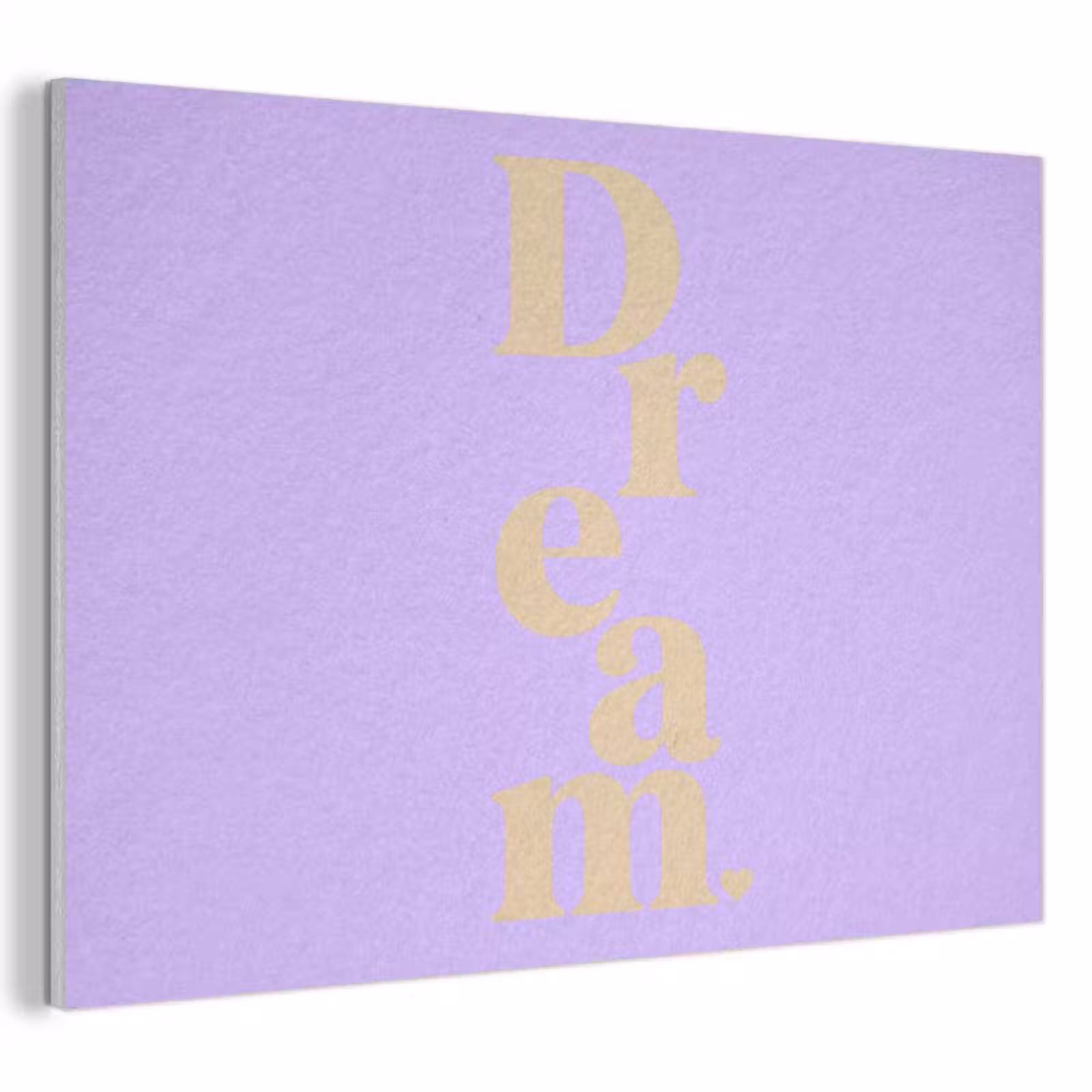 Akoestisch schilderij - Dream - Paars - Typografisch — 1