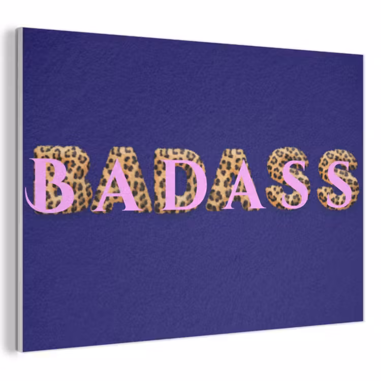 Akoestisch schilderij - Badass - Panterpint - Schaduw - Roze — 1