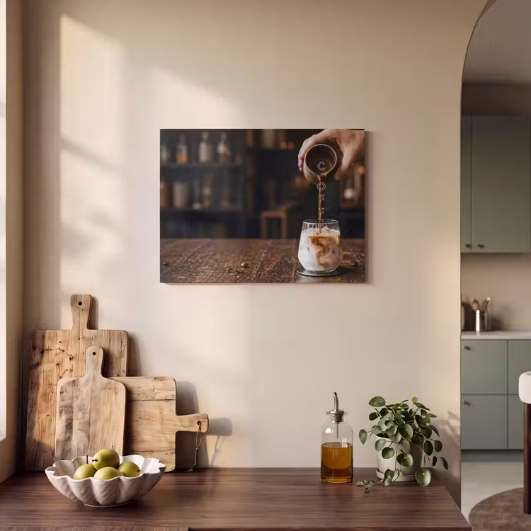 Akoestisch schilderij - Espresso - Melk - Café — 3