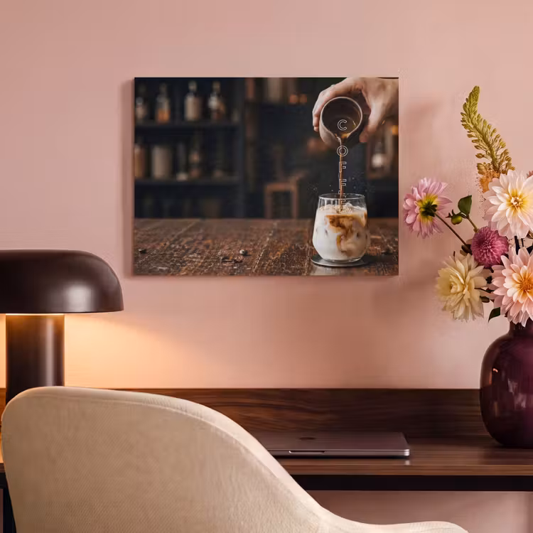Akoestisch schilderij - Espresso - Melk - Café — 4
