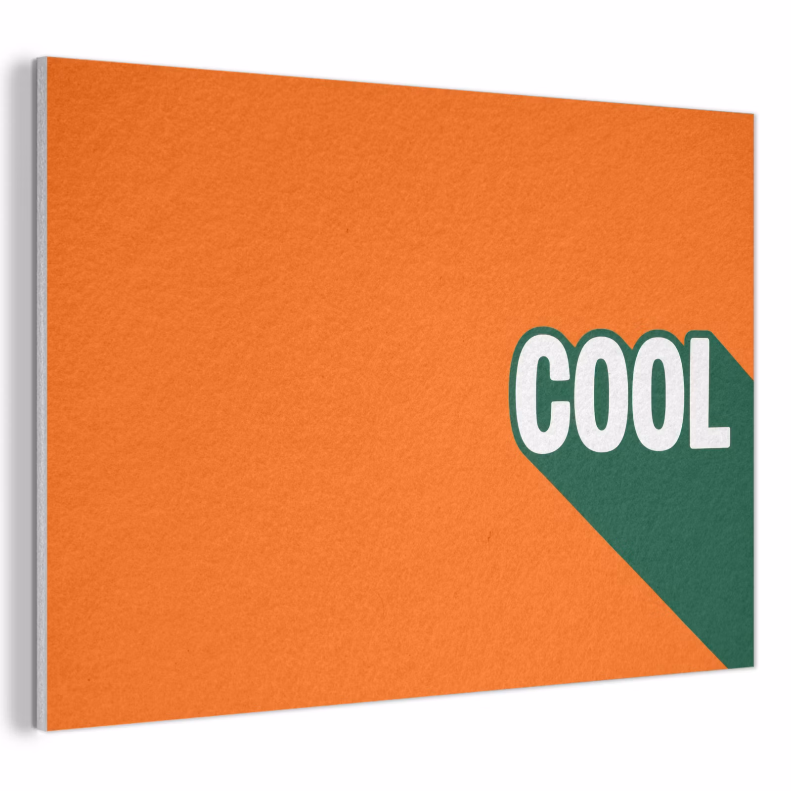 Akoestisch schilderij - Cool - Oranje - Groen — 1