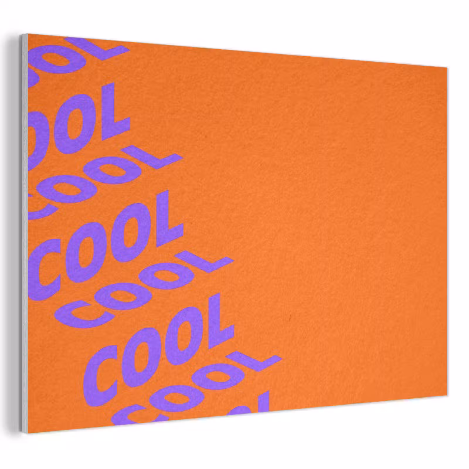 Akoestisch schilderij - Cool - Paars - Oranje — 1