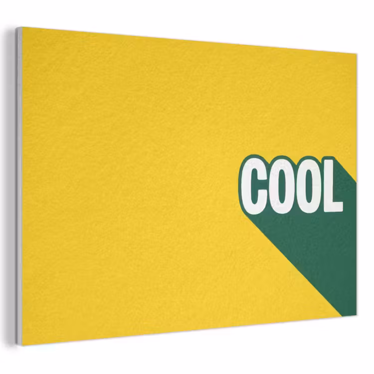 Akoestisch schilderij - Cool - Geel - Groen — 1