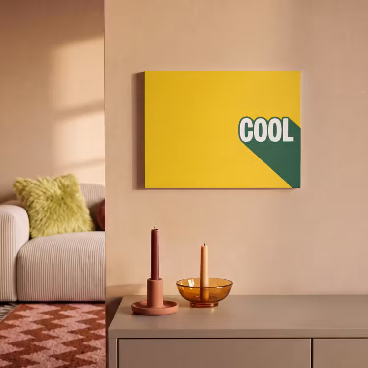 Akoestisch schilderij - Cool - Geel - Groen — 2