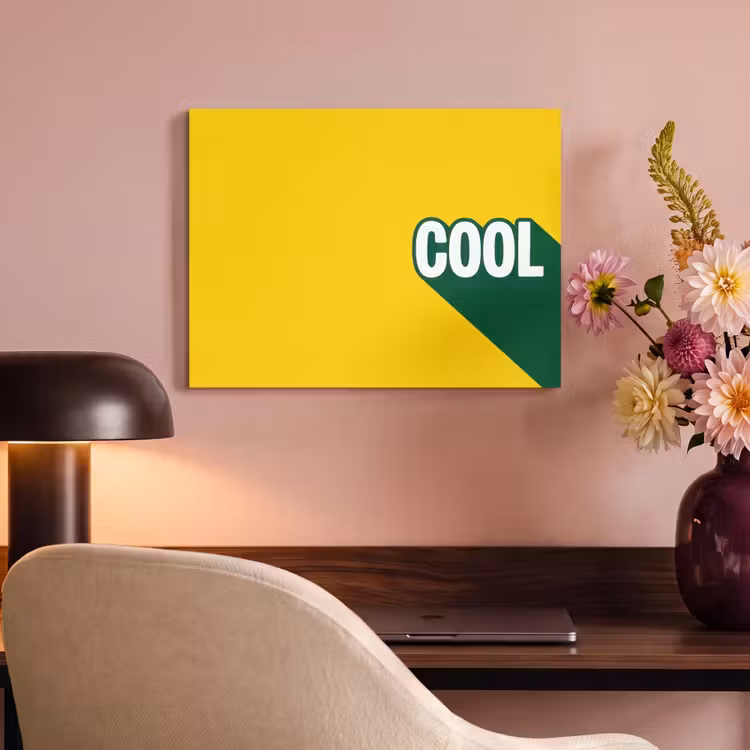 Akoestisch schilderij - Cool - Geel - Groen — 4