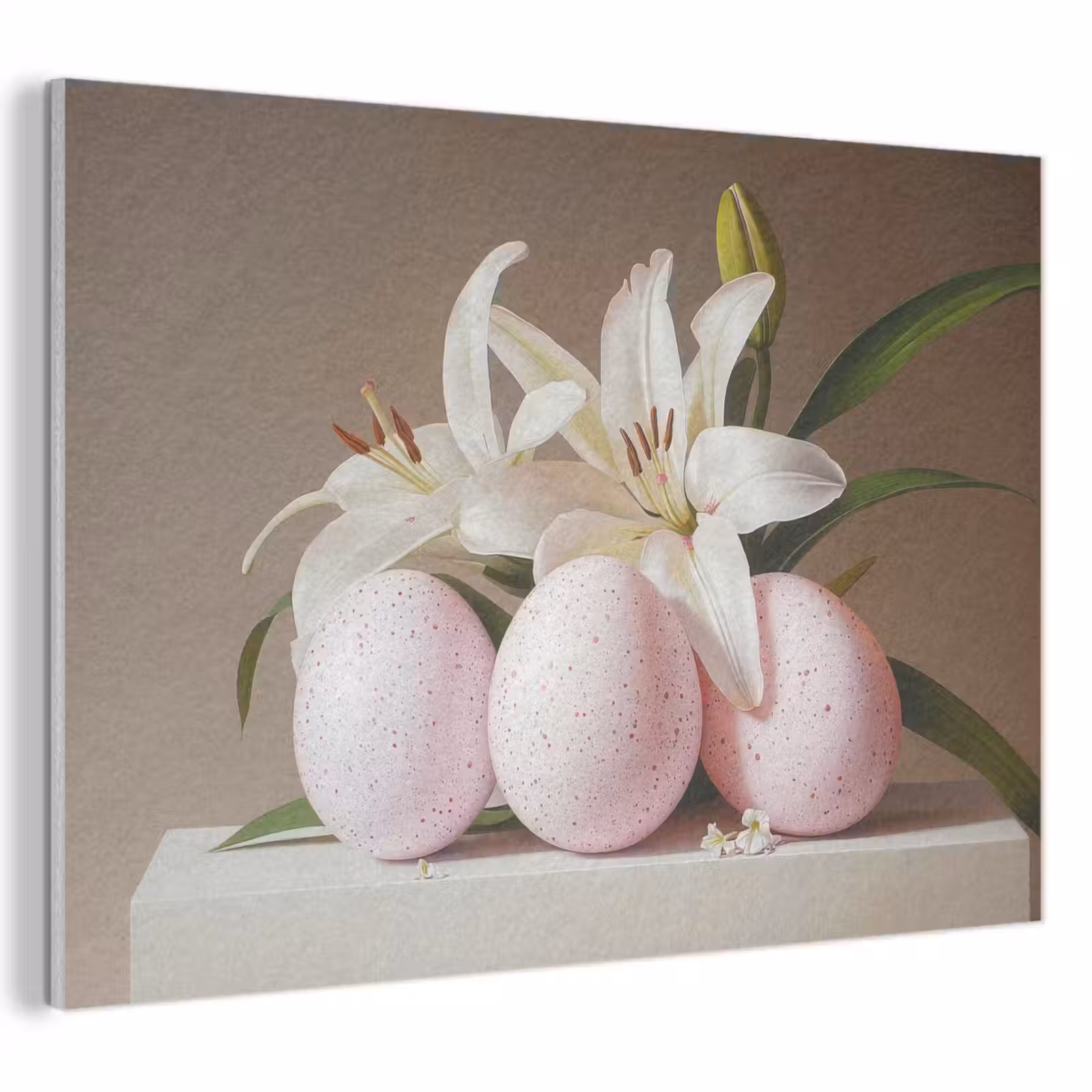Akoestisch schilderij - Lelies - Eieren - Pasen — 1