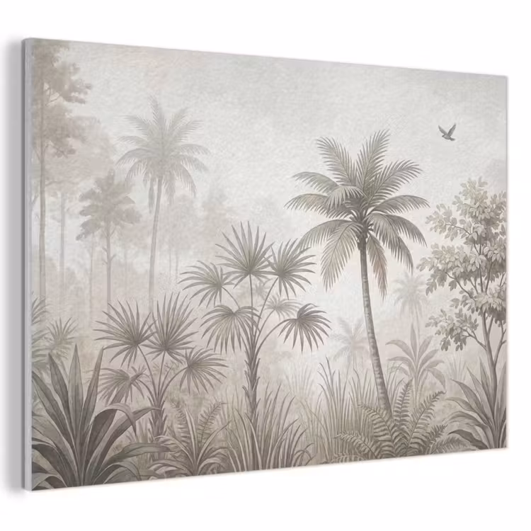 Akoestisch schilderij - Jungle - Palmbomen - Natuur — 1