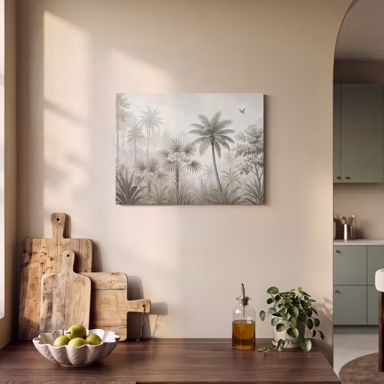 Akoestisch schilderij - Jungle - Palmbomen - Natuur — 3